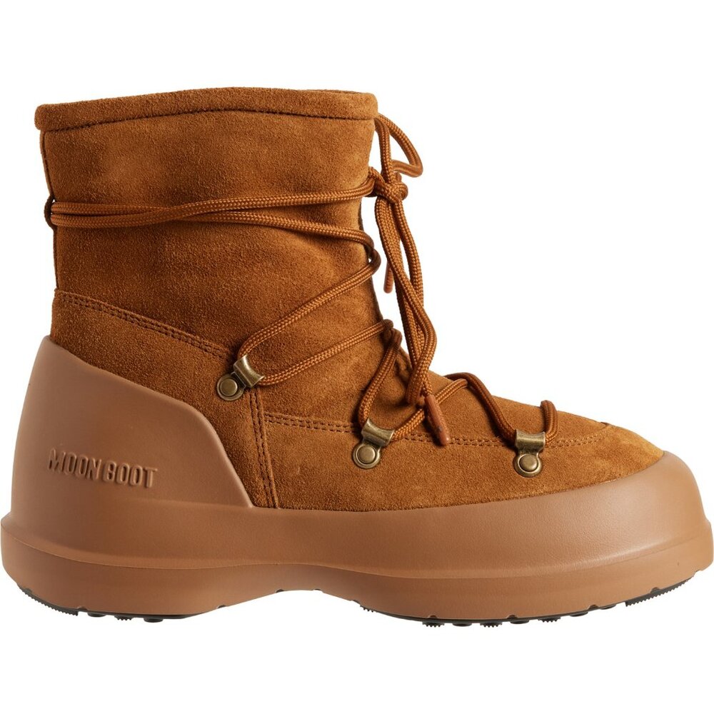 NEW MOON BOOTS Luna Boots - Suede  in Cognac unisex 1025 13s7 - Picture 4 of 8